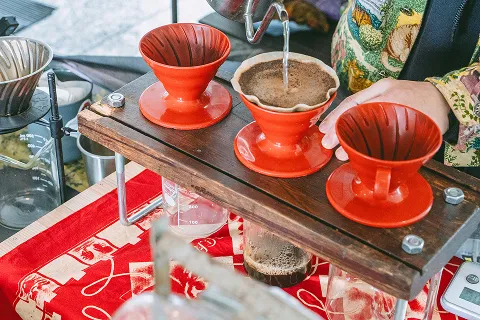 国内外から、約40店舗ものコーヒーショップが集結